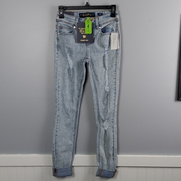 NWT Indigo Rein Ankle Jeans, Curvy Fit Size 1 - Picture 1 of 7